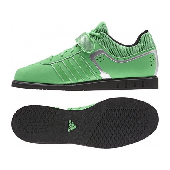 Adidas Powerlift 2.0 Incredible Hulk Weightlifting S77951 Green Ranger Sz 15 ANB - Picture 1 of 3